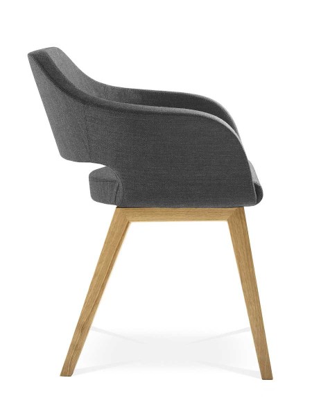 Polo+ Sessel Vollpolster (Holzgestell 4-fuß)
