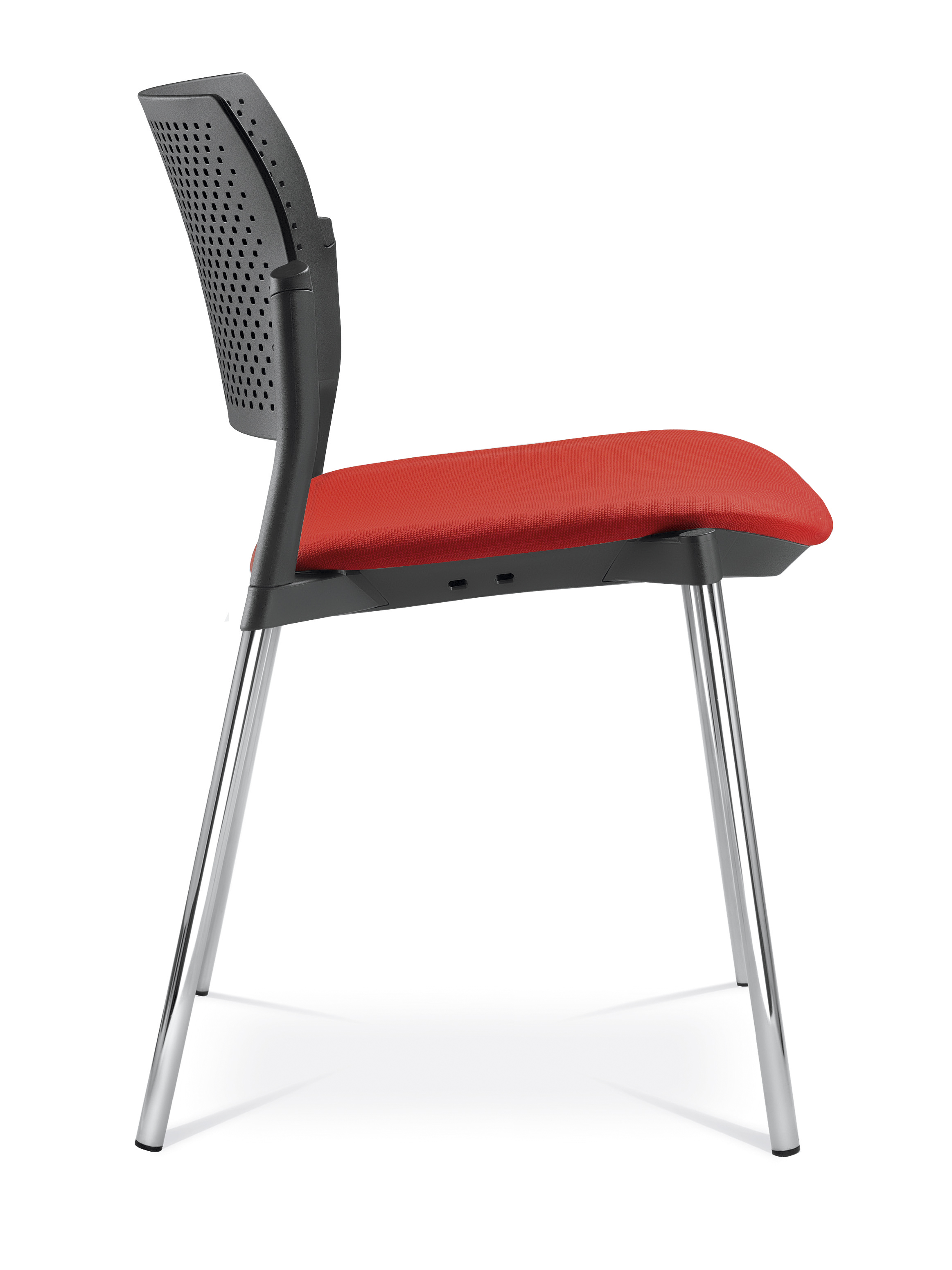 Dream+ Konferenzstuhl mit/ohne Armlehnen (Sitz gepolstert, 4-Fuß-Gestell)