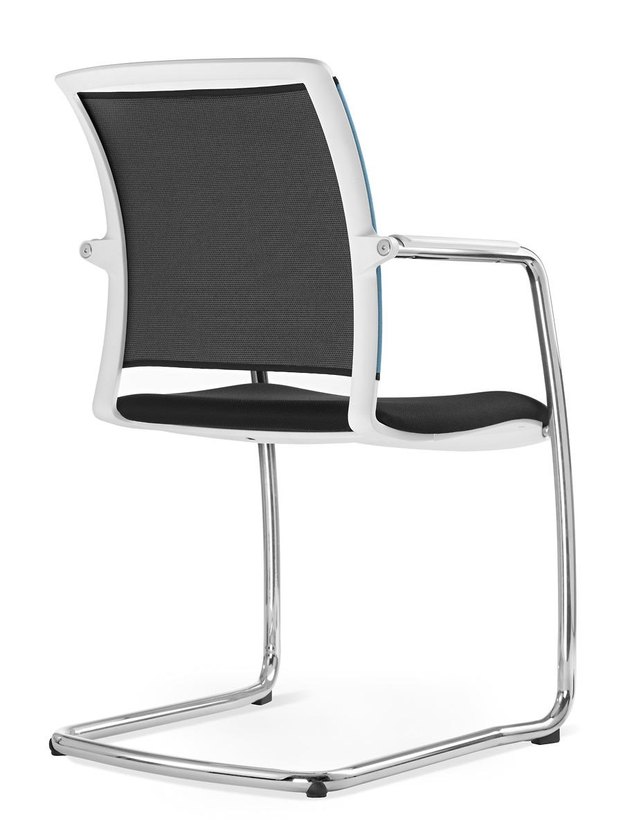 Look Freischwinger Stuhl mit Armlehne