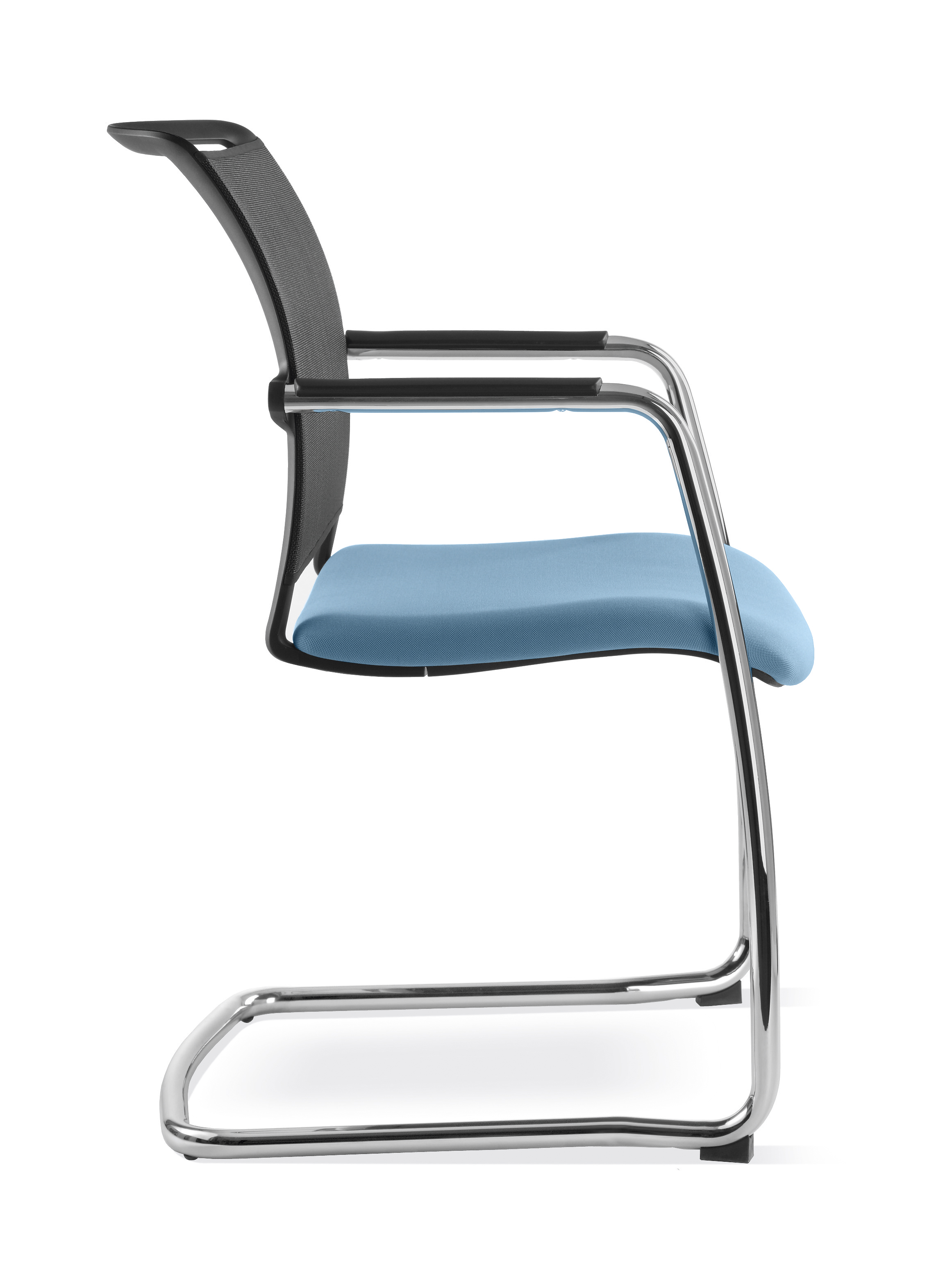 Look Freischwinger Stuhl mit Armlehne