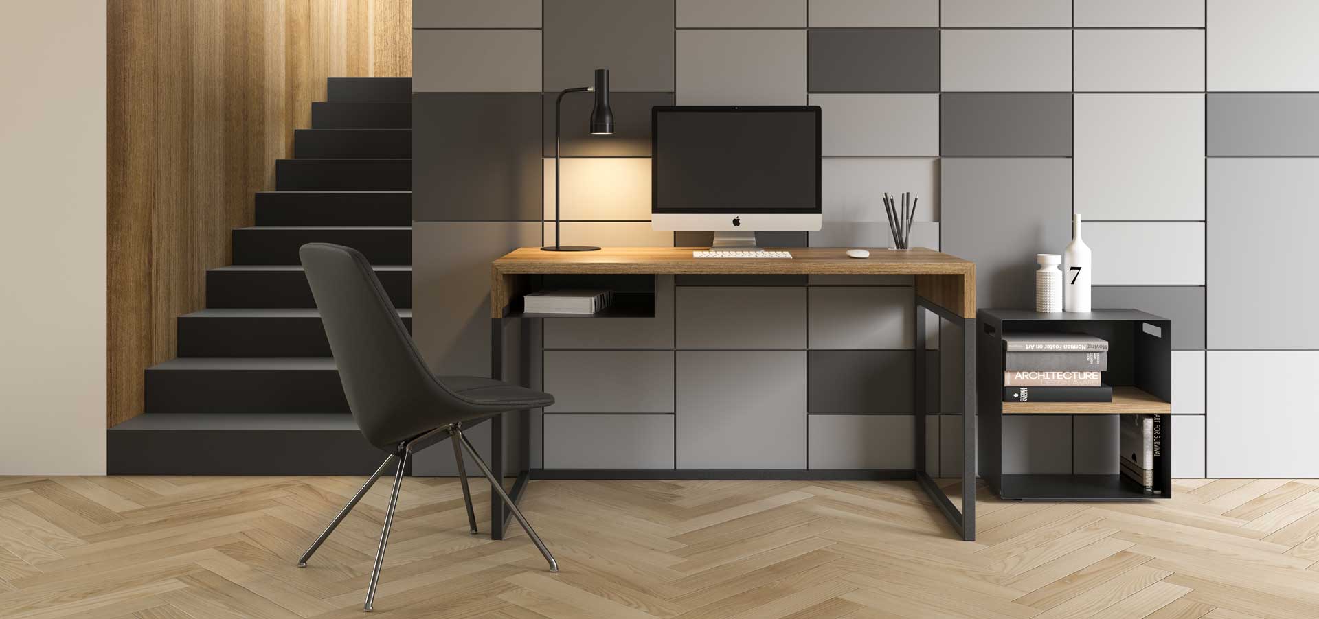 Woodbox desk Schreibtisch